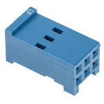 TE Connectivity, AMPMODU HE13/HE14 Female Connector Housing, 2.54mm Pitch, 6 Way, 2 Row