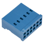 TE Connectivity, AMPMODU HE13/HE14 Female Connector Housing, 2.54mm Pitch, 12 Way, 2 Row
