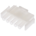 TE Connectivity, Universal MATE-N-LOK Male Connector Housing, 6.35mm Pitch, 5 Way, 1 Row