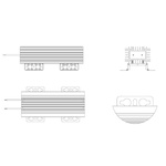 Danotherm CBR-H225 Series Wire Lead Wire Wound Braking Resistor, 6.8Ω ±10% 400W