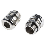 ABB Metallic Nickel Plated Brass Cable Gland, M25 Thread, 6mm Min, 11mm Max, IP68