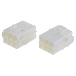 JST, VL Female Connector Housing, 6.2mm Pitch, 6 Way, 2 Row