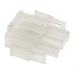 Molex, MLX Male Connector Housing, 6.35mm Pitch, 3 Way, 1 Row