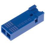 Amphenol Communications Solutions, DUBOX Female Connector Housing, 2.54mm Pitch, 2 Way, 1 Row