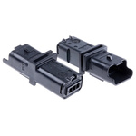 Delphi, 211PL Male Connector Housing, 3.33mm Pitch, 3 Way, 1 Row