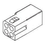 Molex, STANDARD .093" Female Connector Housing, 5.03mm Pitch, 4 Way, 2 Row