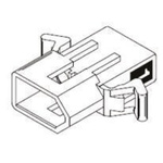 Molex, STANDARD .093" Male Connector Housing, 6.3mm Pitch, 2 Way, 1 Row