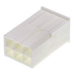 Molex, Mini-Fit Jr Male Connector Housing, 4.2mm Pitch, 6 Way, 2 Row