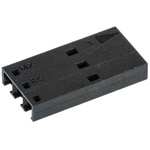 Molex, SL Female Connector Housing, 2.54mm Pitch, 3 Way, 1 Row