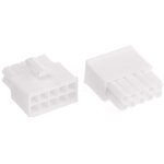 TE Connectivity, Mini-Universal MATE-N-LOK Male Connector Housing, 4.14mm Pitch, 10 Way, 2 Row