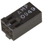 TE Connectivity, AMPMODU MOD IV Female Connector Housing, 2.54mm Pitch, 6 Way, 2 Row
