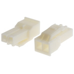 TE Connectivity, AMP Universal Power Male Connector Housing, 3.96mm Pitch, 2 Way, 1 Row