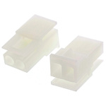 TE Connectivity, Commercial MATE-N-LOK Male Connector Housing, 5.08mm Pitch, 2 Way, 1 Row