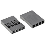 Amphenol Communications Solutions, Mini-PV Female Connector Housing, 2.54mm Pitch, 4 Way, 1 Row