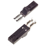 TE Connectivity, AMPMODU MTE Female Connector Housing, 2.54mm Pitch, 2 Way, 1 Row