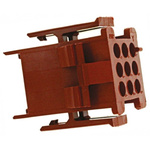 TE Connectivity, Miniature Rectangular II Female Connector Housing, 4.19mm Pitch, 9 Way, 3 Row