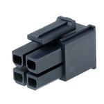 Molex, Mega-Fit Female Connector Housing, 5.7mm Pitch, 4 Way, 2 Row