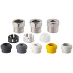 Bulgin 7000 Series Black, Grey, White, Yellow Metal Cable Gland Kit, PG13.5 Thread, 5mm Min, 7mm Max, IP66, IP68, IP69K