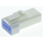 JST, JWPF Male Connector Housing, 2mm Pitch, 3 Way, 1 Row