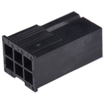 Molex, Mini-Fit Jr Male Connector Housing, 4.2mm Pitch, 6 Way, 2 Row