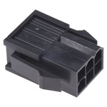 Molex, Mini-Fit Jr Male Connector Housing, 4.2mm Pitch, 6 Way, 2 Row