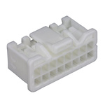 JST, PUD Female Connector Housing, 2mm Pitch, 16 Way, 2 Row