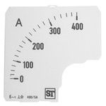 Sifam Tinsley 400A Meter Scale For Use With 72 x 72 Analogue Panel Ammeter