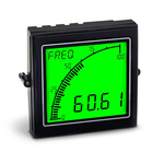 Trumeter LCD Digital Panel Multi-Function Meter for Current, Frequency, Voltage, 68mm x 68mm