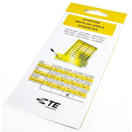 Idento Black/Yellow Address Label, 11 x 19mm, Pack of 440