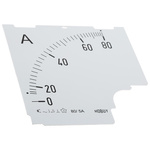 HOBUT 0/80A Meter Scale for 80/5A CT