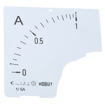 HOBUT 0/1A Meter Scale for 1/5A CT