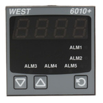 West Instruments 6010 LED Digital Panel Multi-Function Meter for RTD, Thermocouples, 45mm x 45mm