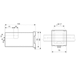Crouzet Adapter For Use With Batch Counter, Chronometer, Multi-Totalizer, Preselection Tatalizer, Tachometer