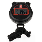 RS PRO Black Digital Pocket Stopwatch