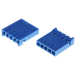 Amphenol Communications Solutions, DUBOX Female Connector Housing, 2.54mm Pitch, 5 Way, 1 Row