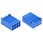 Amphenol Communications Solutions, DUBOX Female Connector Housing, 2.54mm Pitch, 8 Way, 2 Row