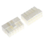 JST, VL Male Connector Housing, 6.2mm Pitch, 12 Way, 2 Row