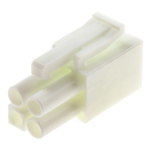 JST, EL Male Connector Housing, 4 Way, 2 Row