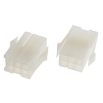 TE Connectivity, VAL-U-LOK Male Connector Housing, 4.2mm Pitch, 6 Way, 2 Row