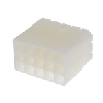 Molex, STANDARD .093" Female Connector Housing, 6.3mm Pitch, 15 Way, 3 Row