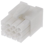 TE Connectivity, Mini-Universal MATE-N-LOK Male Connector Housing, 4.2mm Pitch, 12 Way, 3 Row