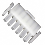 TE Connectivity, Universal MATE-N-LOK Male Connector Housing, 6.35mm Pitch, 6 Way, 1 Row