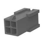 TE Connectivity, Micro MATE-N-LOK Male Connector Housing, 3mm Pitch, 4 Way, 2 Row