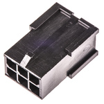 TE Connectivity, Micro MATE-N-LOK Male Connector Housing, 3mm Pitch, 6 Way, 2 Row