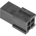 TE Connectivity, Universal MATE-N-LOK Male Connector Housing, 6.35mm Pitch, 6 Way, 1 Row