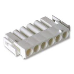 TE Connectivity, Universal MATE-N-LOK Male Connector Housing, 6.35mm Pitch, 6 Way, 1 Row
