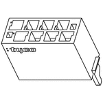 TE Connectivity, Micro-MaTch Female Connector Housing, 1.27mm Pitch, 6 Way, 2 Row