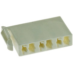 TE Connectivity, Hermaphroditic Female Connector Housing, 4mm Pitch, 6 Way, 1 Row