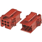 TE Connectivity, Miniature Rectangular II Female Connector Housing, 4.19mm Pitch, 3 Way, 1 Row