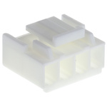 TE Connectivity, Economy Power Male Connector Housing, 3.96mm Pitch, 4 Way, 1 Row